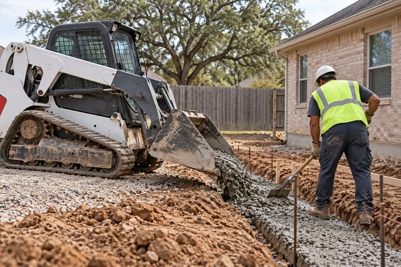 Concrete Contracting project in Lubbock