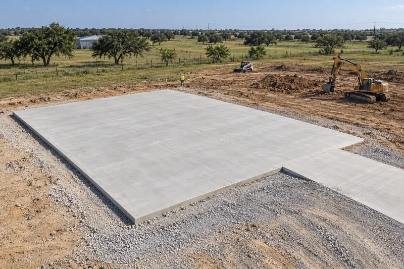 Concrete Contracting project in Lubbock